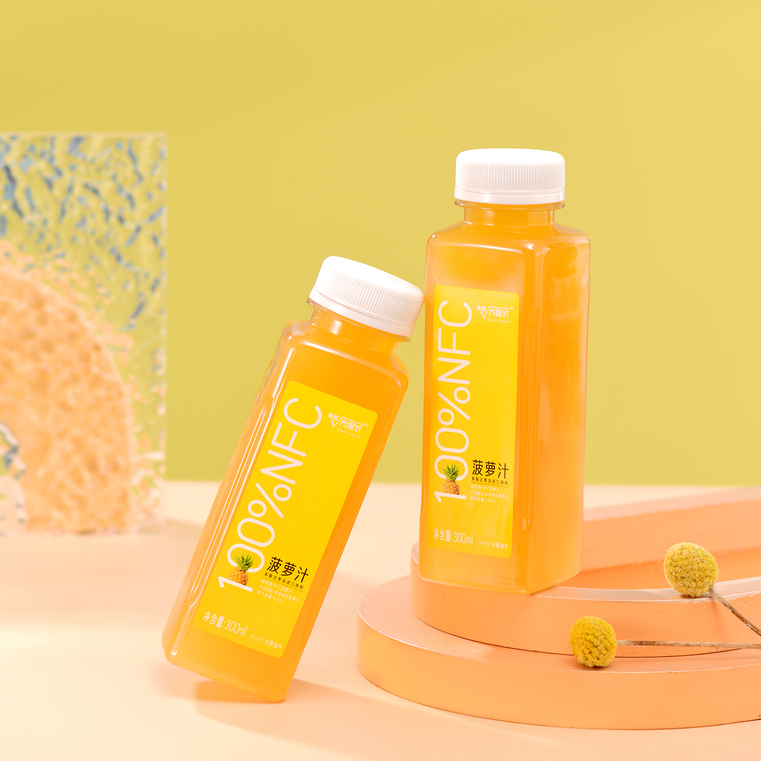 青春方程式100%NFC菠萝汁300mL